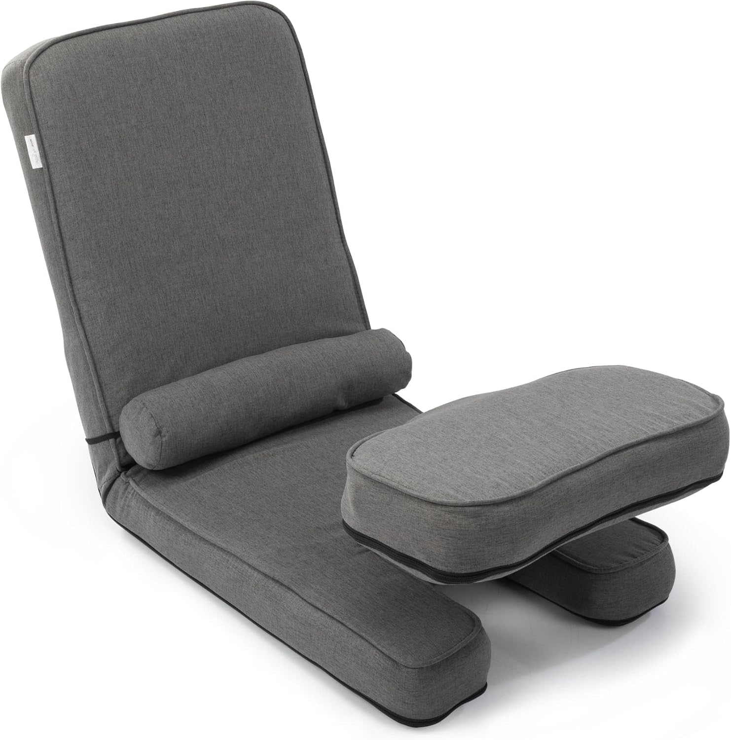 ZeHuoGe Folding Sofa Bed, Convertible Sleeper Chair Bed with Table, Gaming Floor Chair with 5-Position Adjustable Back Support, Small Comfy Couch, Festival Gift