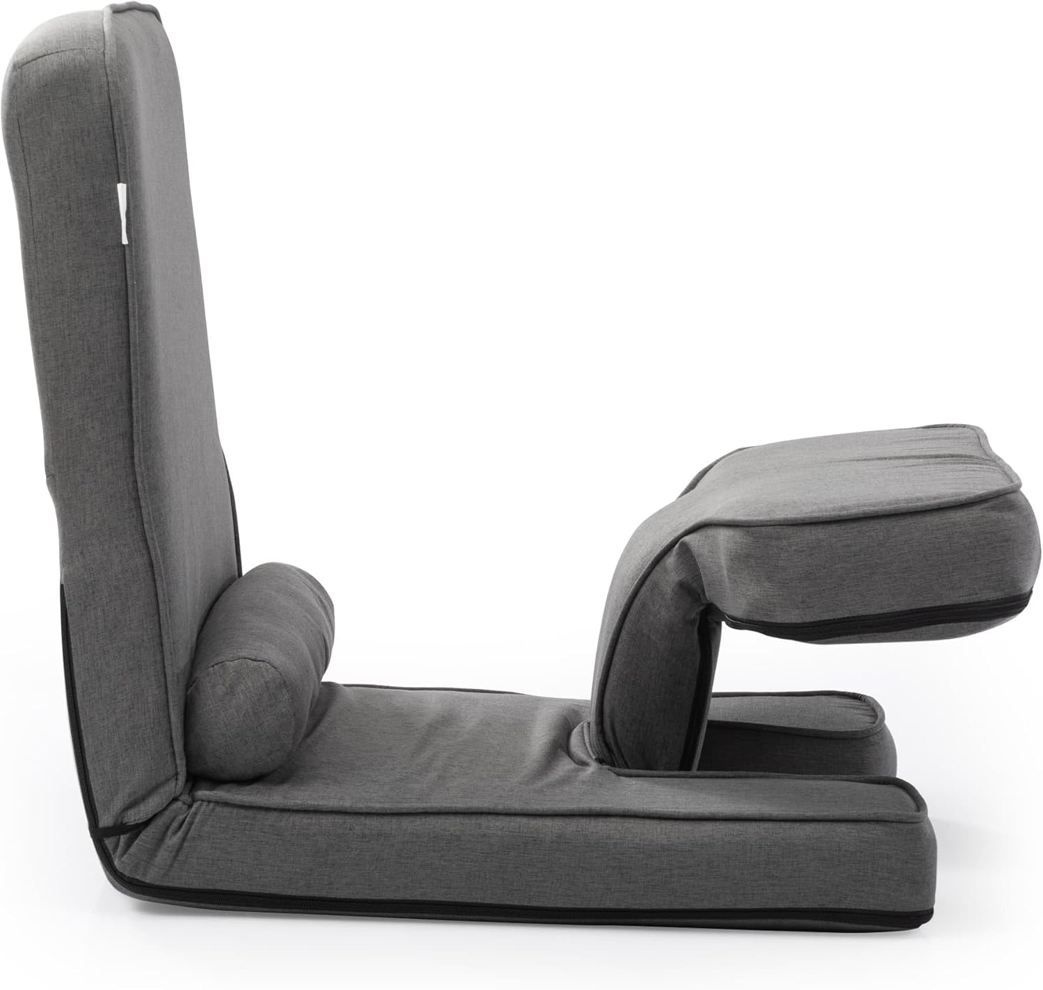 ZeHuoGe Folding Sofa Bed, Convertible Sleeper Chair Bed with Table, Gaming Floor Chair with 5-Position Adjustable Back Support, Small Comfy Couch, Festival Gift