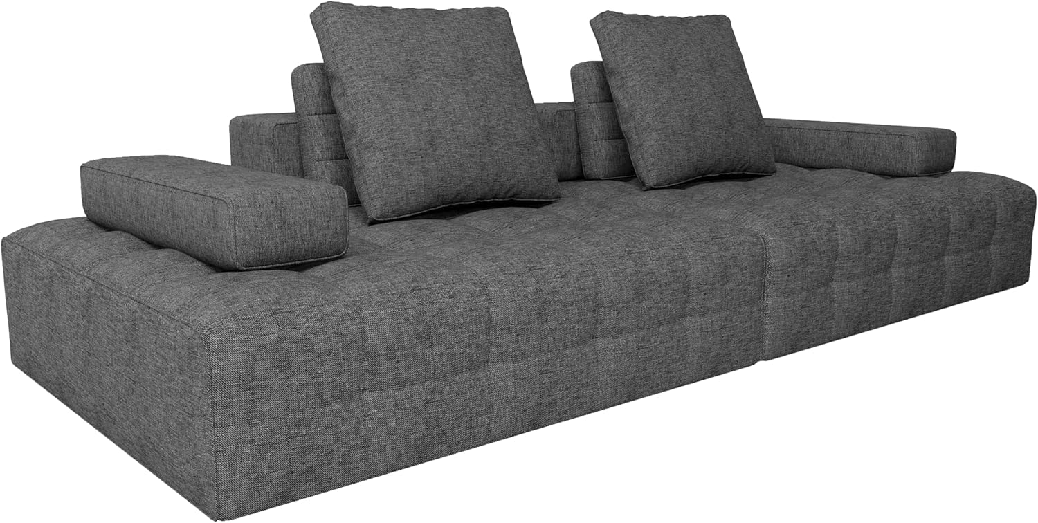 Convertible Folding Sofa Bed, Multi-Functional Sleeper Chair with Memory Foam, Portable Futon for Living Room, Bedroom, Small Spaces,OffWhite-Corduroy-Fl