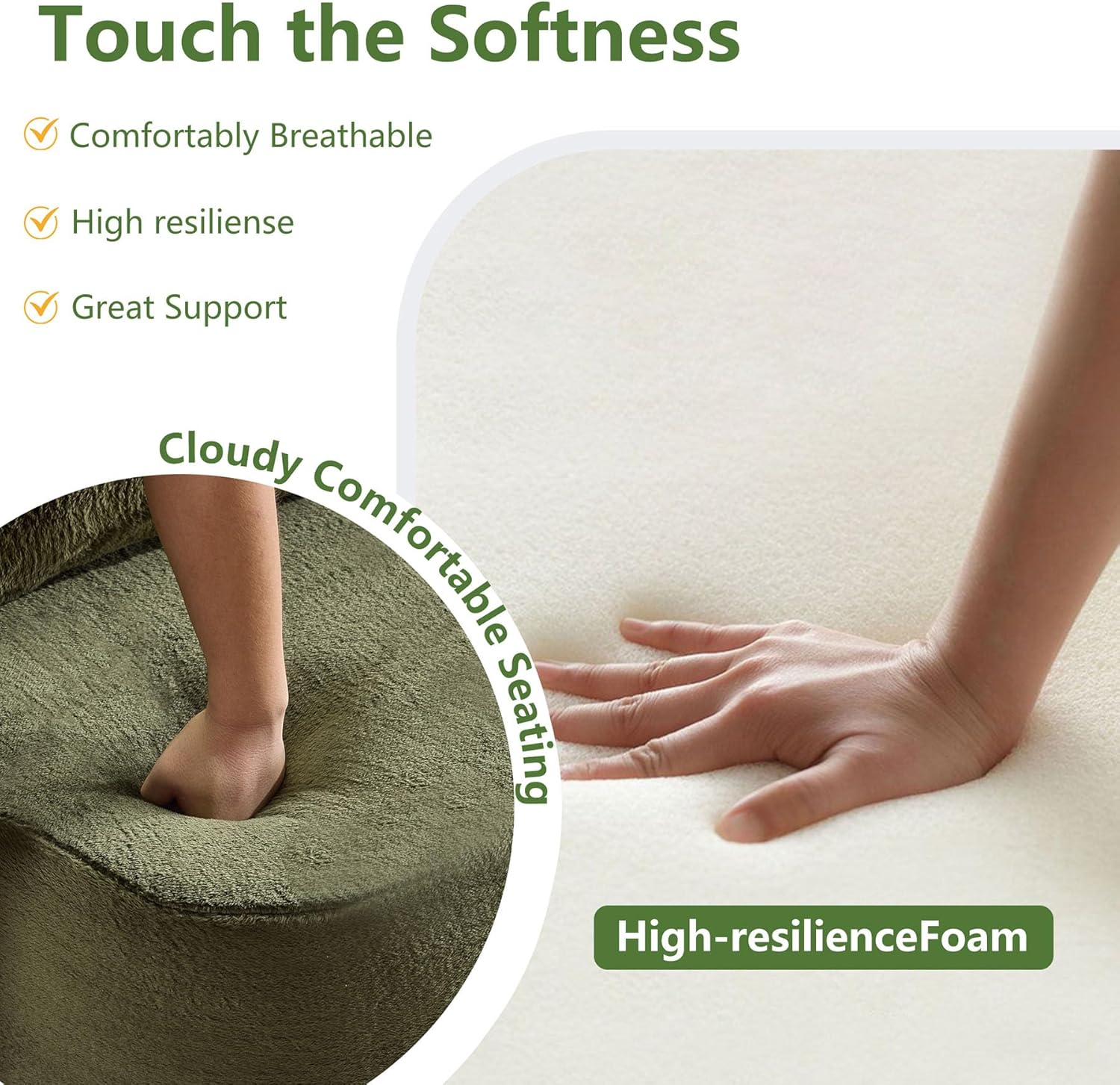 Pink Convertible Folding Sofa Bed, 71" Convertable Foldable Floor Sofa Bed & Boneless Loveseat Couch with High-Density Foam for Living Room Bedroom, No Assembly Required (Pink)(Green)