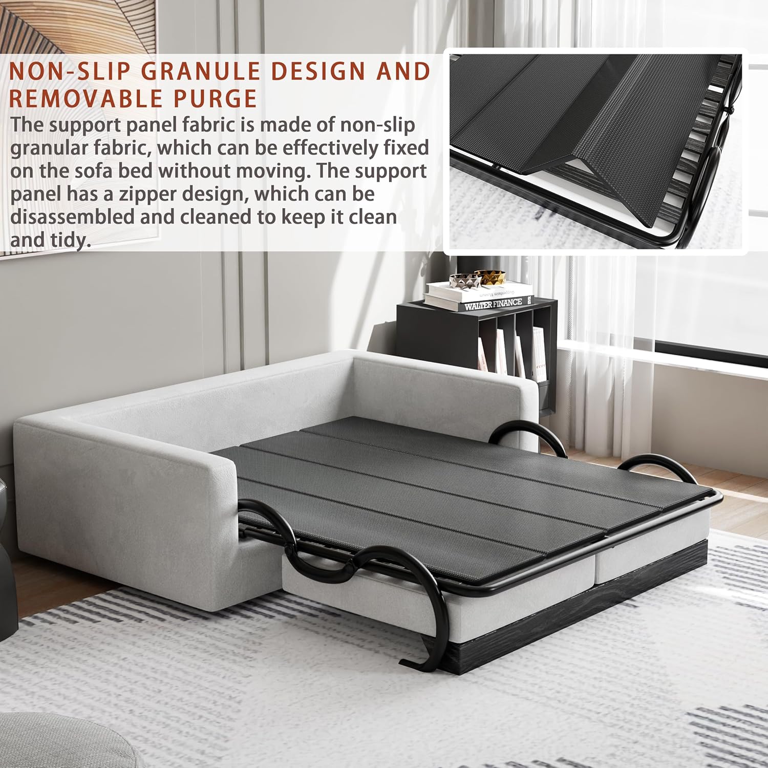 Imperius Sleeper Sofa Bed Support Board,Sleeper Sofa Support for Sofa Bed Slats,Sleep Sofa Bar for Sofa Bed or Pullout Couch,No Assembly Needed,80(76*80)