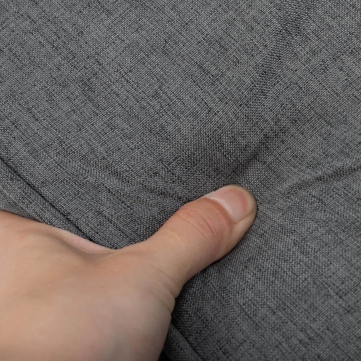 Folding Sofa Bed, Convertible Sleeper Chair Bed with Table, Gaming Floor Chair with 5-Position Adjustable Back Support, Small Comfy Couch for Bedroom Small Space, Apartment Dorm (Dark Grey)