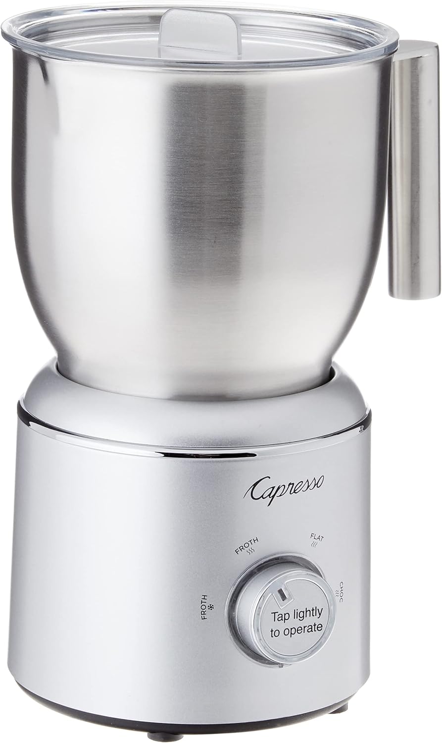 Capresso froth Select Automatic Milk Frother and Hot Chocolate Maker, Stainless Steel 209.05, Silver, 20 ounce