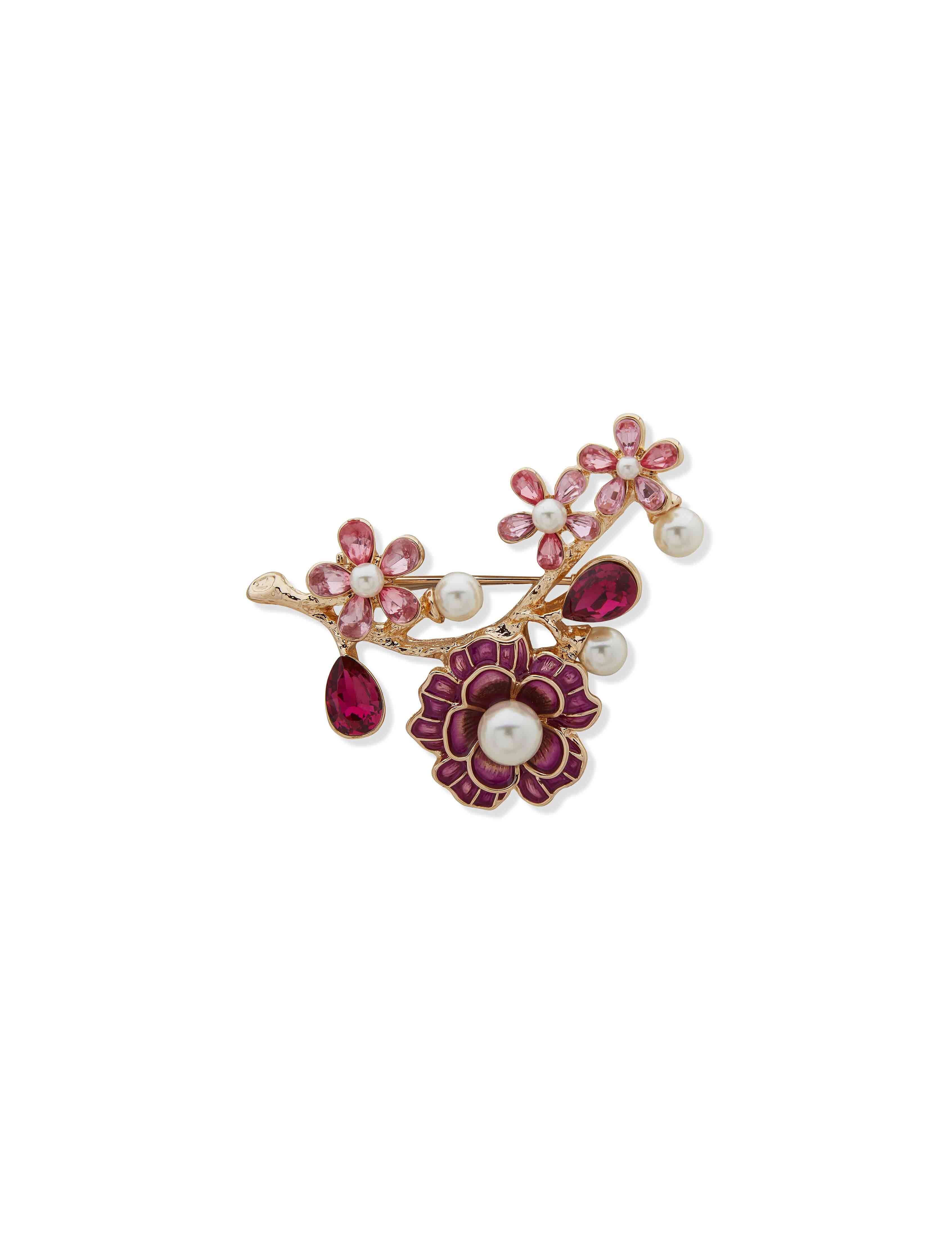 Flower Cluster Pink Pin