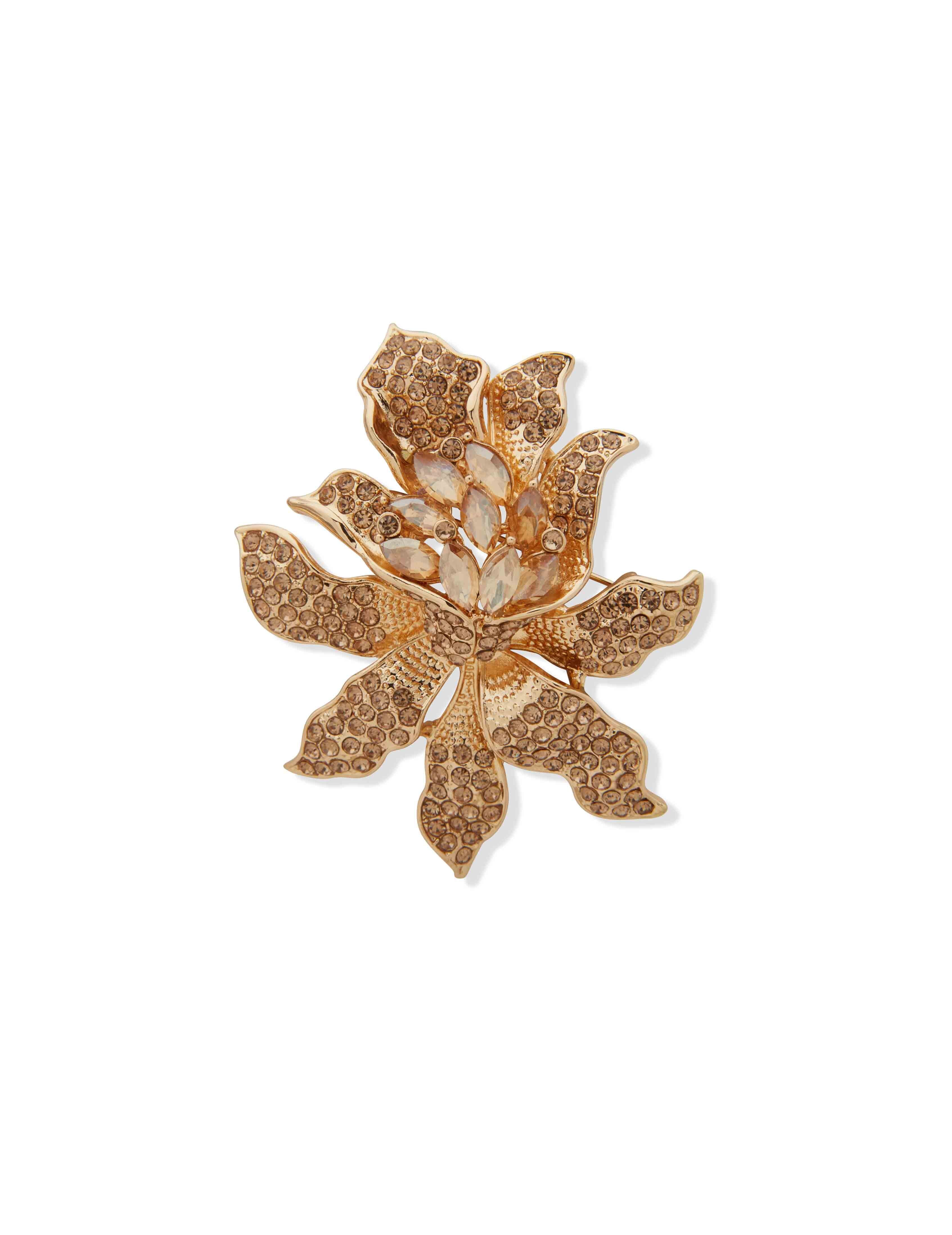 Open Flower Pin