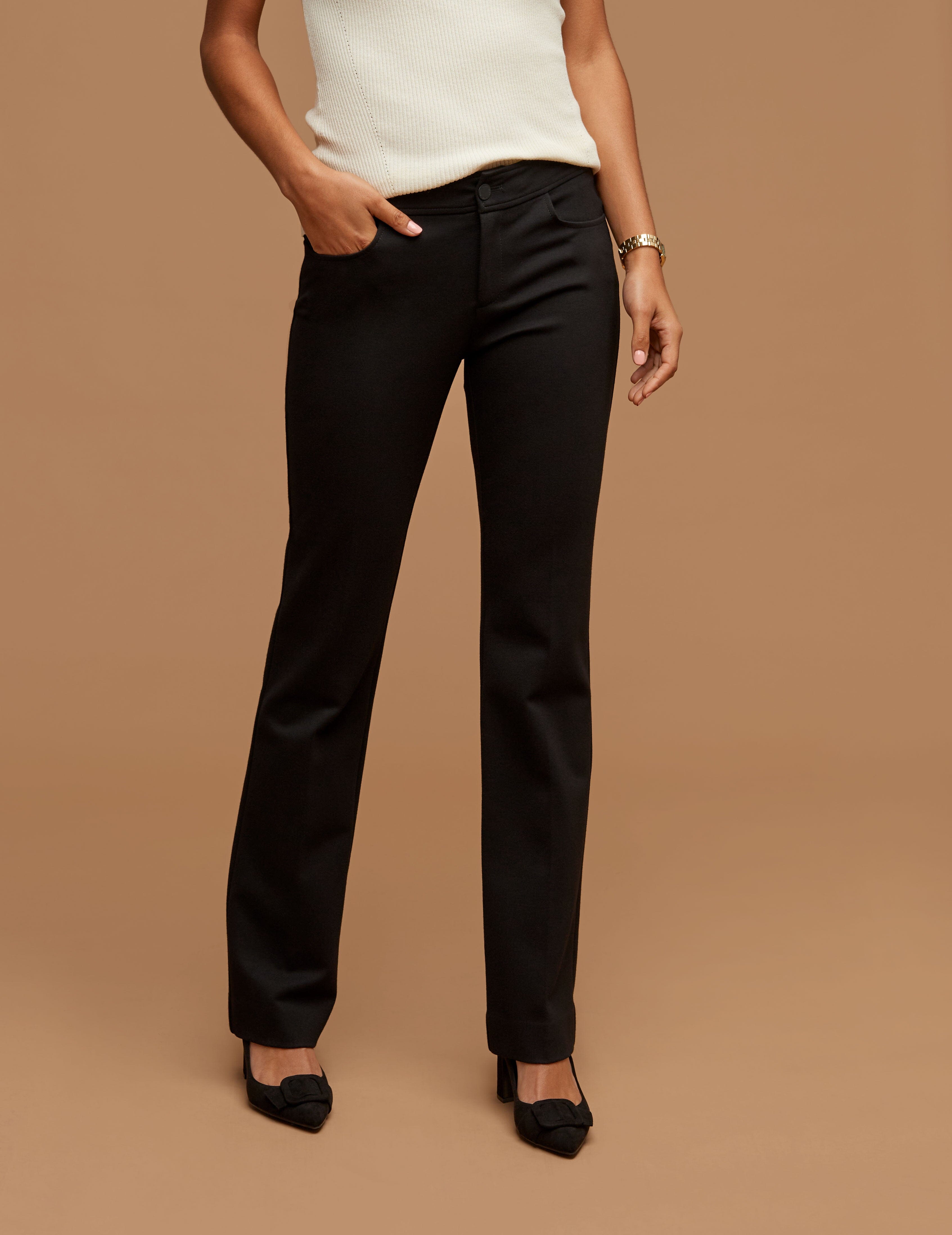 Fly Front Bootleg Pant