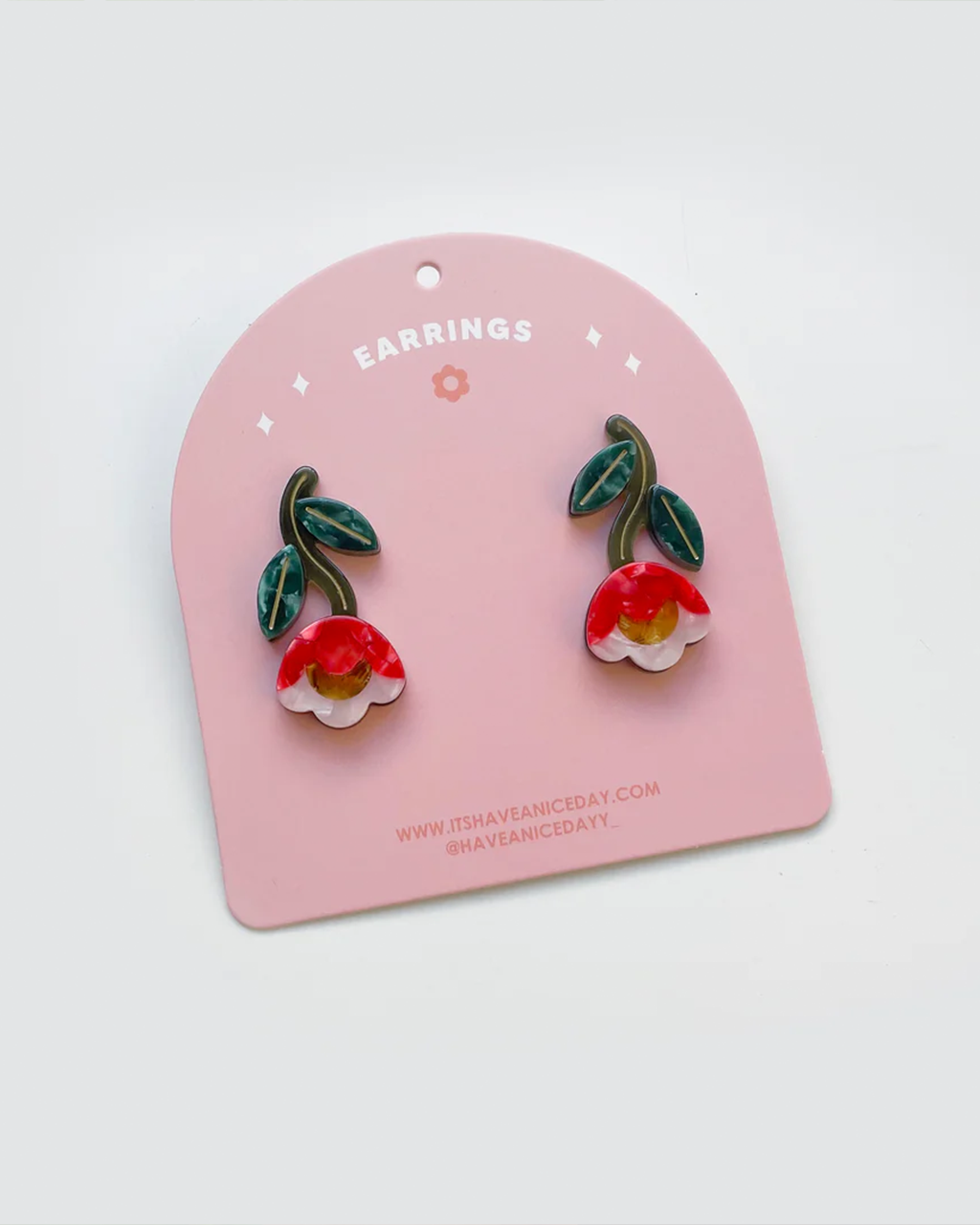 Upside Down Flower Earrings
