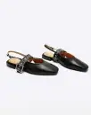 Pearl Slingback Ballet Flat - Black