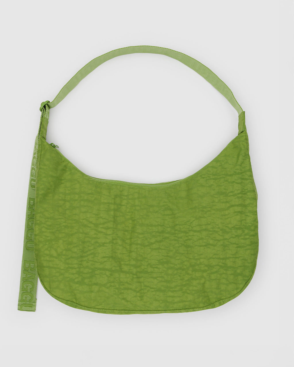 Large Nylon Crescent Bag w/ Key Leash - Green Juice
