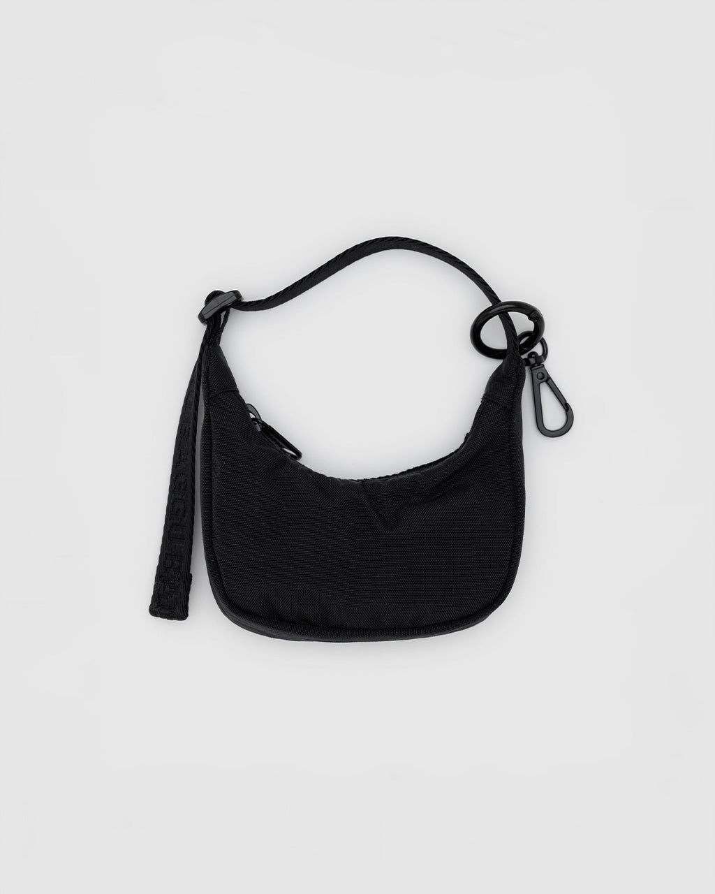 Crescent Bag Charm - Black