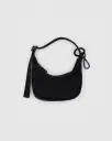 Crescent Bag Charm - Black
