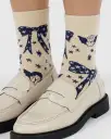 Crew Socks - Cherub Bows