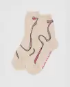 Crew Socks - Pink Bow