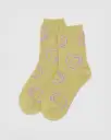 Crew Socks - Straw Happy