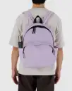 Large Nylon Backpack - Dusty Pink