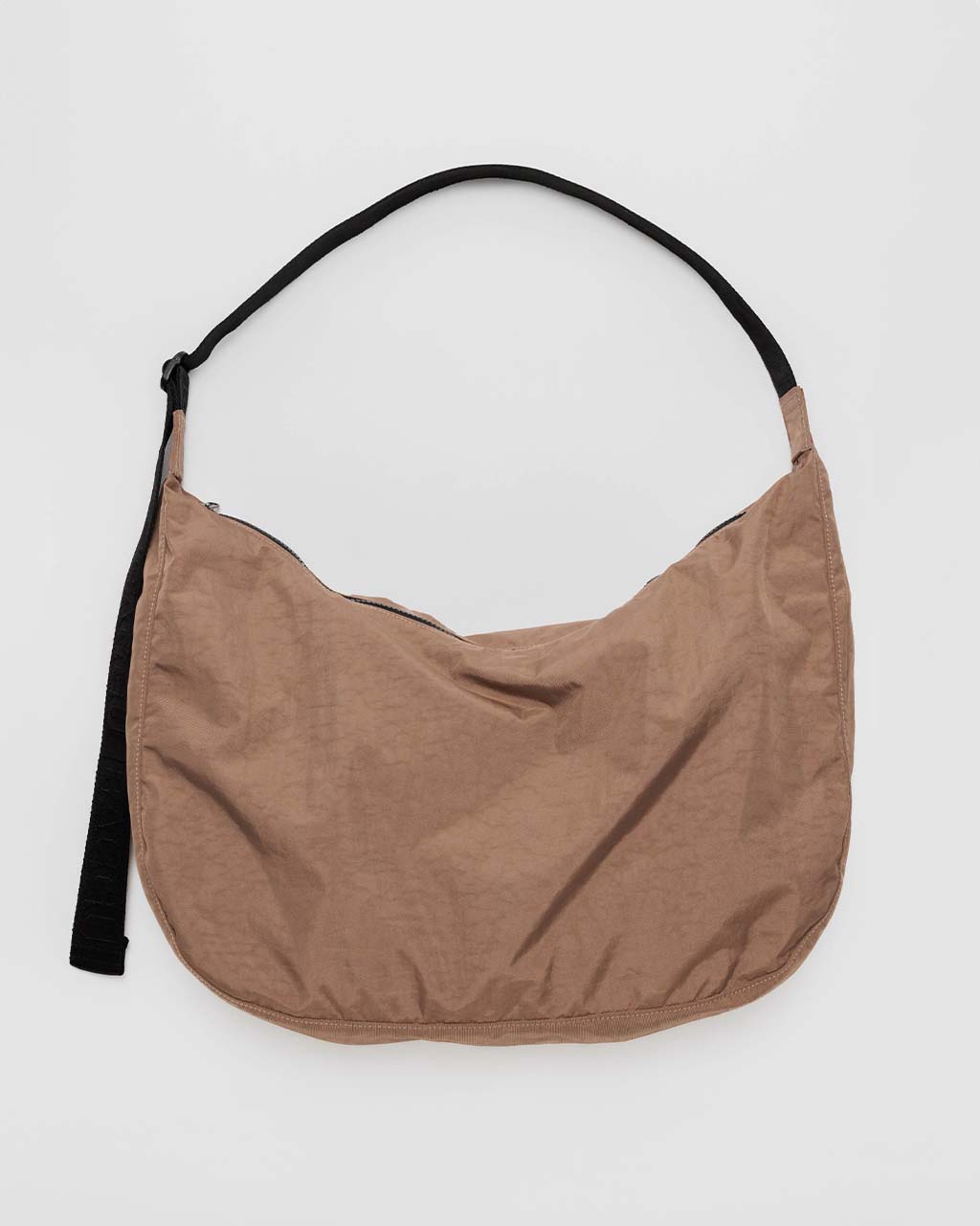 Large Nylon Crescent Bag - Cocoa
