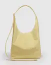 Large Nylon Sling Bag - Butter