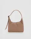 Mini Nylon Shoulder Bag - Cocoa