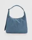 Nylon Shoulder Bag - Digital Denim