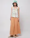 Vichy Evasé Skirt