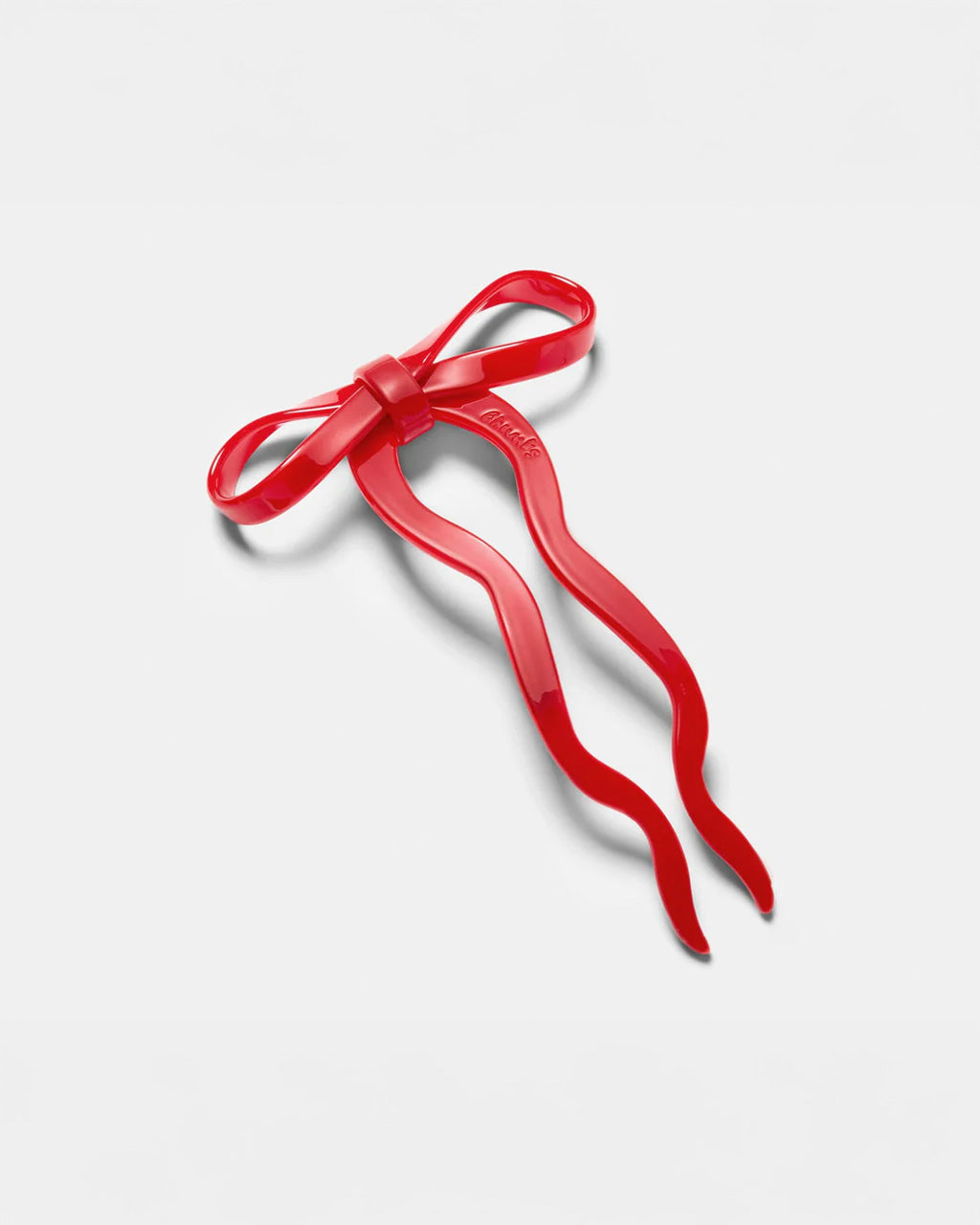 Large Bow Hairpin - Cherry