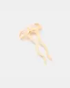 Small Bow Hairpin - Cream