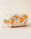 Essentials Quilted Cosmetic Pouch - Bouquet Beauty Sage