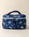 Glam & Go Quilted Cosmetic Bag - Endless Daydream Navy