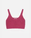 Mariquita Knitted Top - Fuschia
