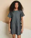 Mara Mini Dress - Washed Black