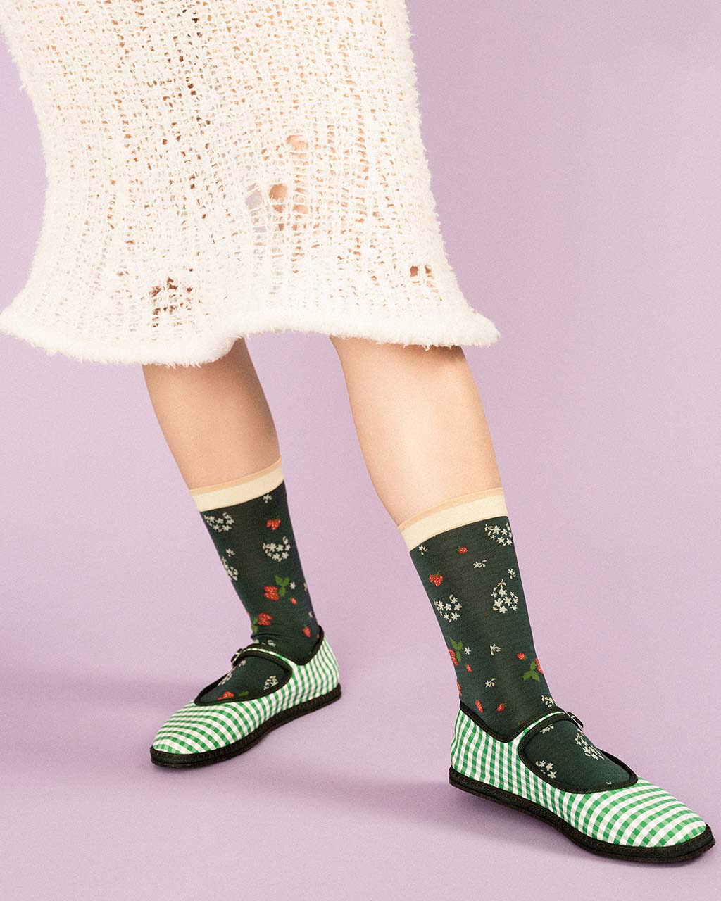 Fresa Crew Socks - Green
