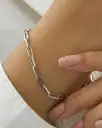 Paperclip Bracelet - Silver