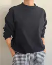 Daisy Long Sleeve Top - Black