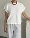 Jeanne Tee - White Cotton