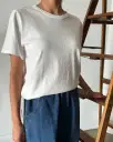 Organic Cotton Vintage Boy Tee - White