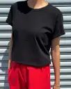 Organic Cotton Vintage Boy Tee - True Black