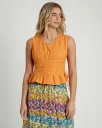 Lace Linen Blend Cami