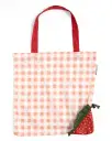 Strawberry Foldable Market Tote Bag