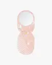 2-in-1 Pocket Comb Mirror - Rose Prism