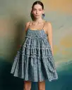 Arabella Check Mini Dress