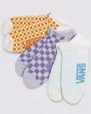 Checkerboard Kick Socks - Purple Haze