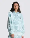 Marble Print Hoodie - Blue Glow