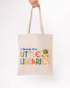 Canvas Tote Bag - I 'Break' For Little Libraries
