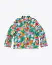 Long Sleeve Leisure Shirt - Blue Tutti Frutti