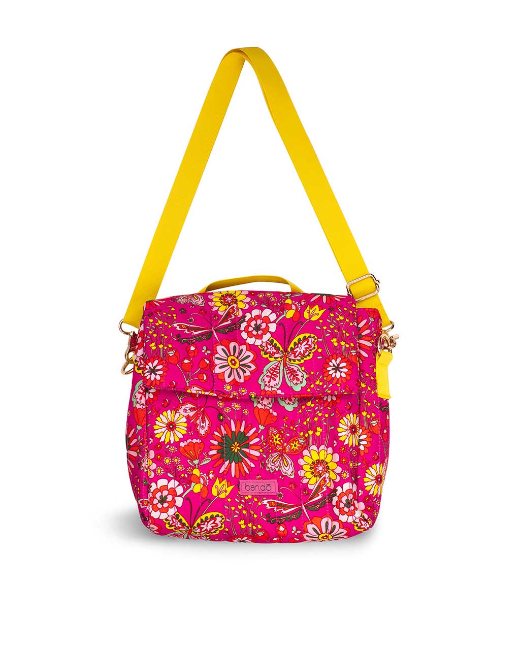What's For Lunch? Lunch Bag - Magic Garden Hot Pink
