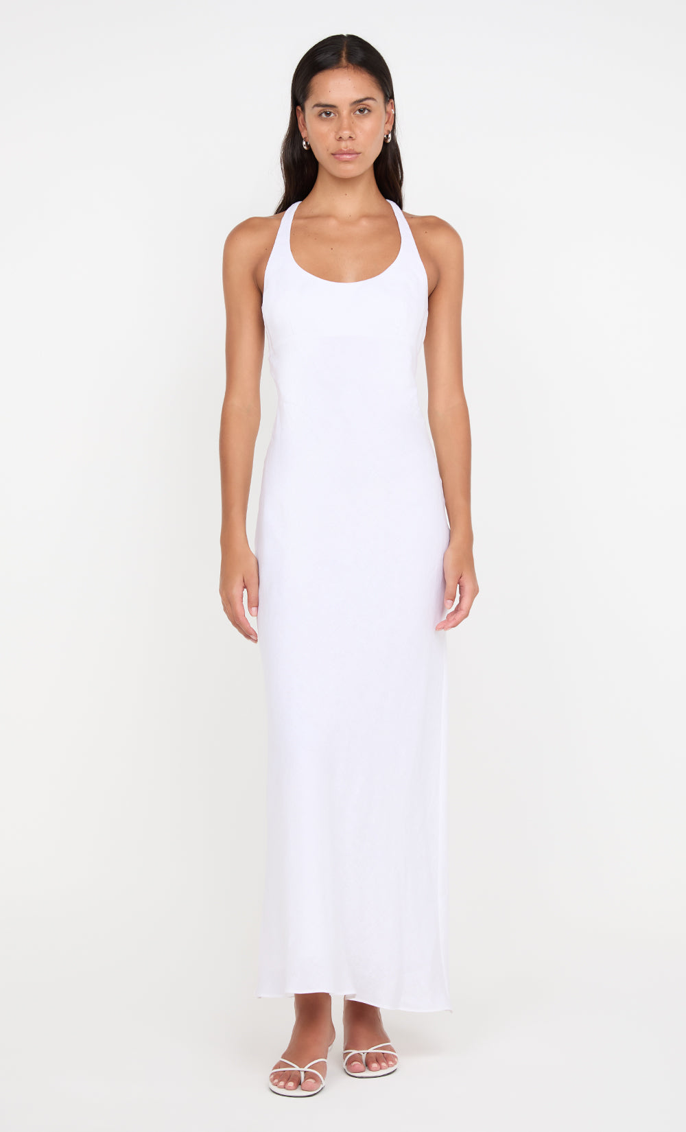 LUCA CROSSOVER DRESS - WHITE