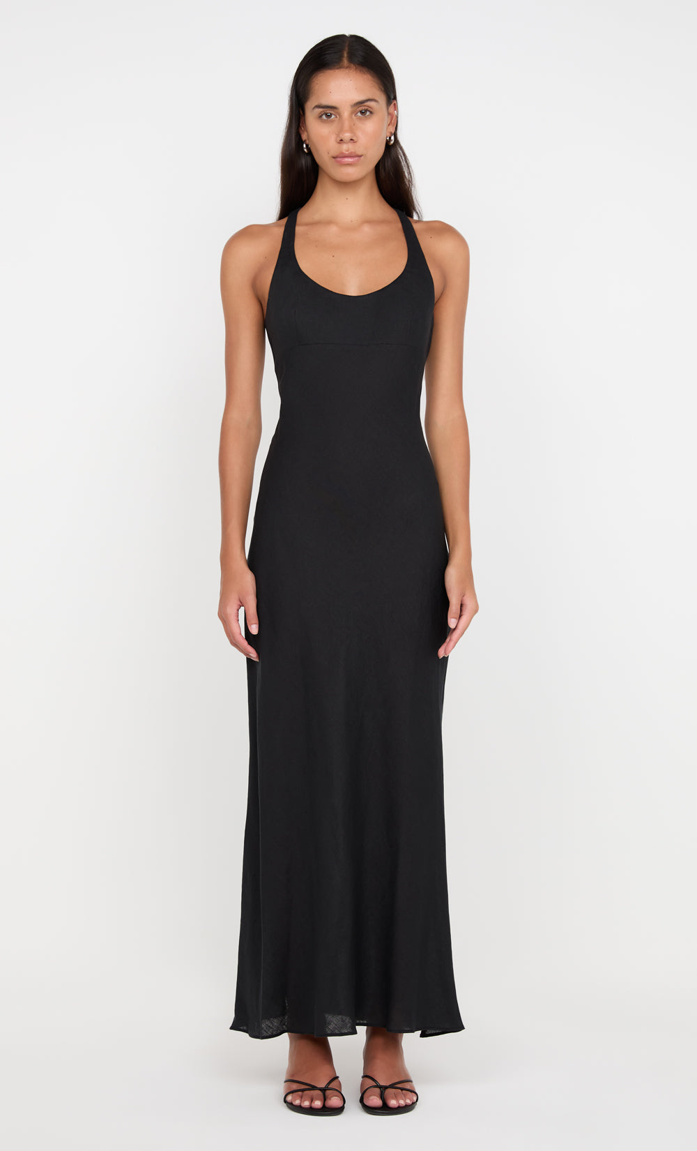 LUCA CROSSOVER DRESS - BLACK