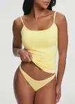 Thin Strap Tank Top(Lemon Meringue,XS)