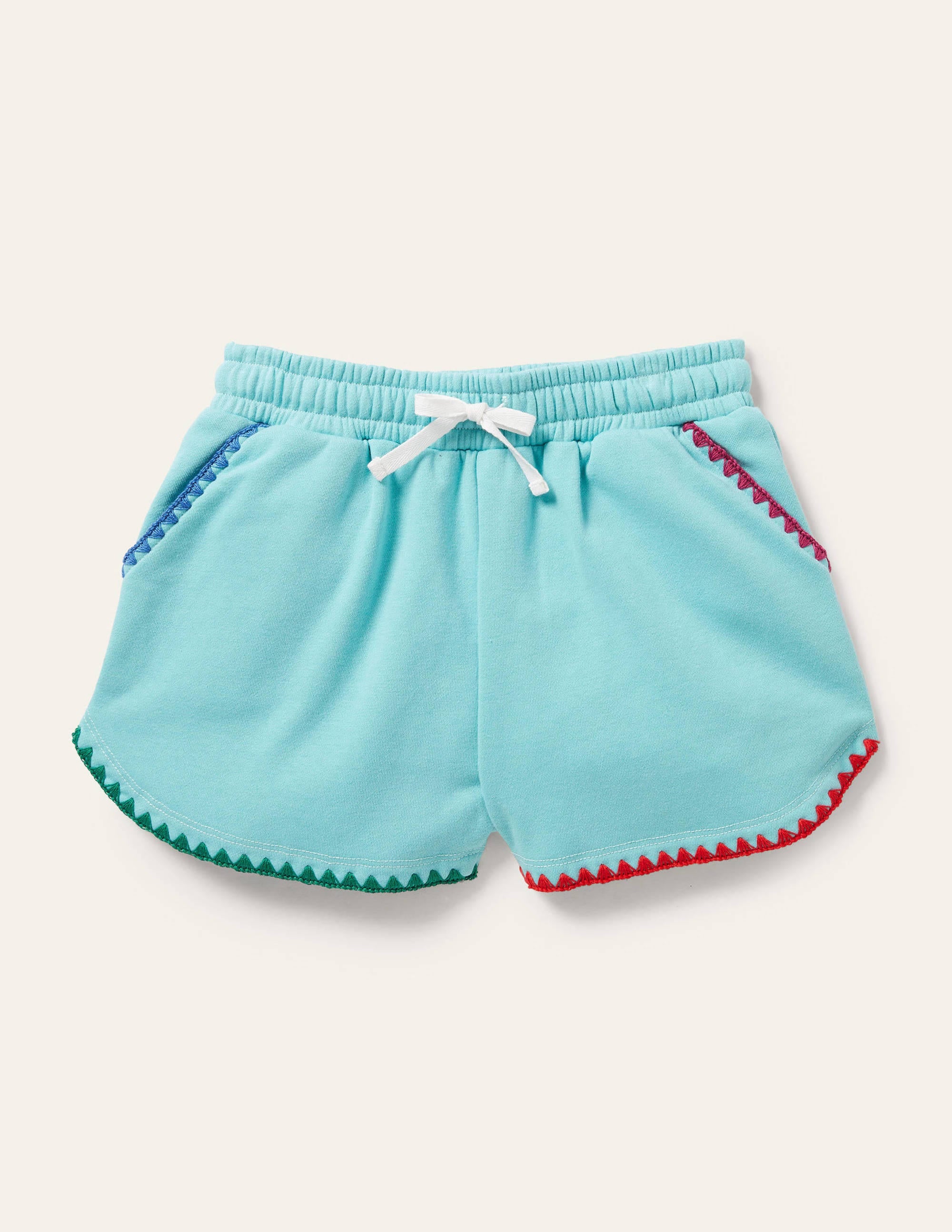 Interest Jersey Shorts-Coastal Shade Blue
