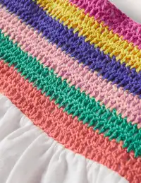 Crochet Tank Top-White(2-3y)